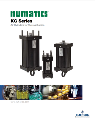 NUMATICS KG CATALOG KG SERIES: AIR CYLINDERS FOR VALVE ACTUATIONS